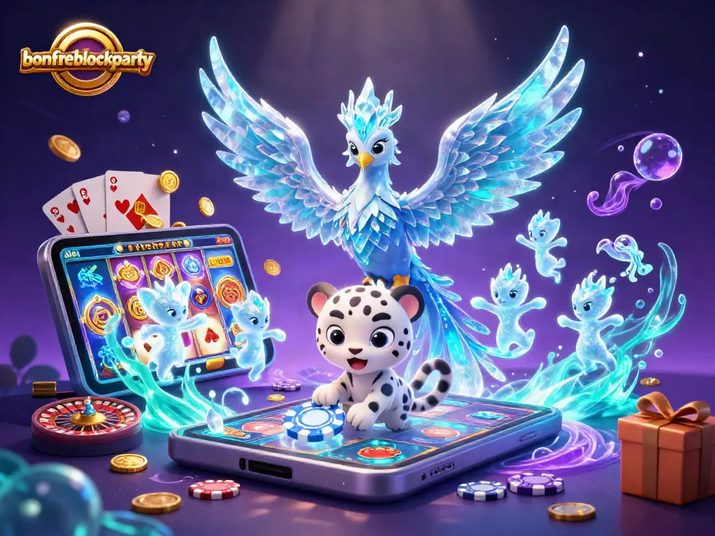 Enjoy thrilling casino gameplay at bonfireblockparty with vibrant 3D characters and dynamic slot action!