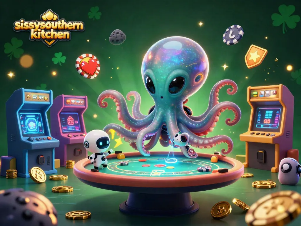 Play exciting games at Sissy's Southern Kitchen casino featuring gambling elements and vibrant visuals.