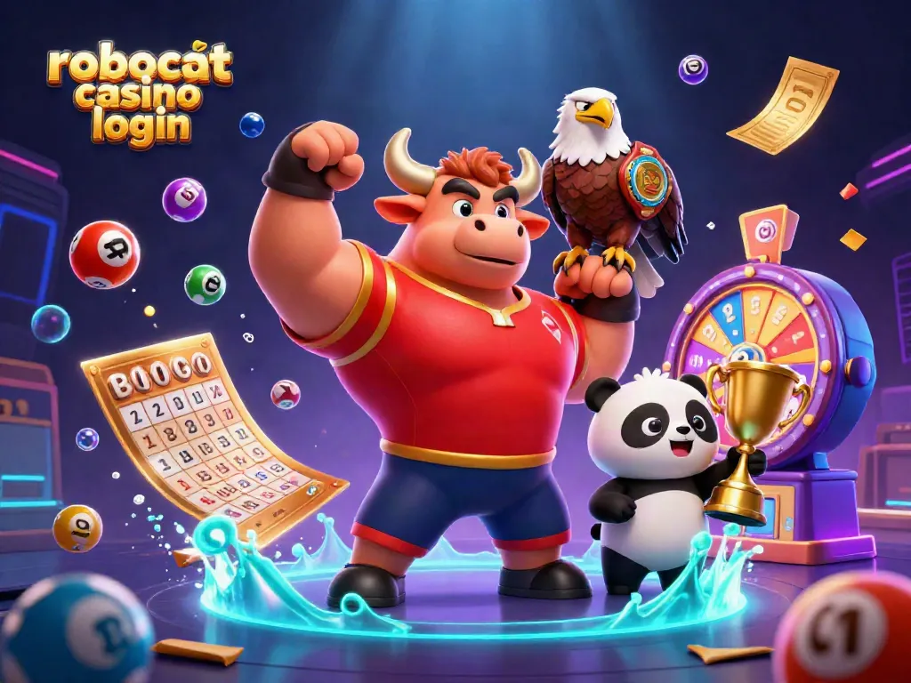 Experience the excitement of robocat casino login with vibrant characters and dynamic lottery elements!